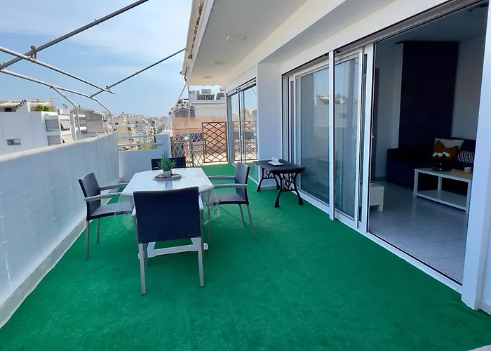 Terrace Garden Close To Sea