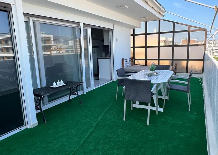 Terrace Garden Close To Sea